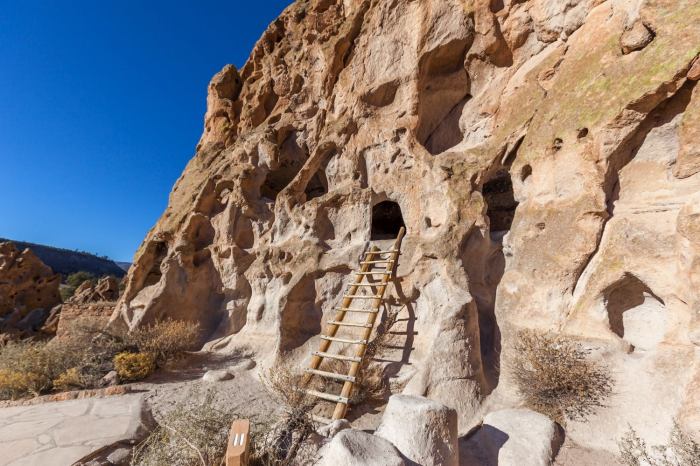 Monument bandelier nm thecrazytourist gems shutterstock ruins tourist carved alamos underground thedyrt caves caverns